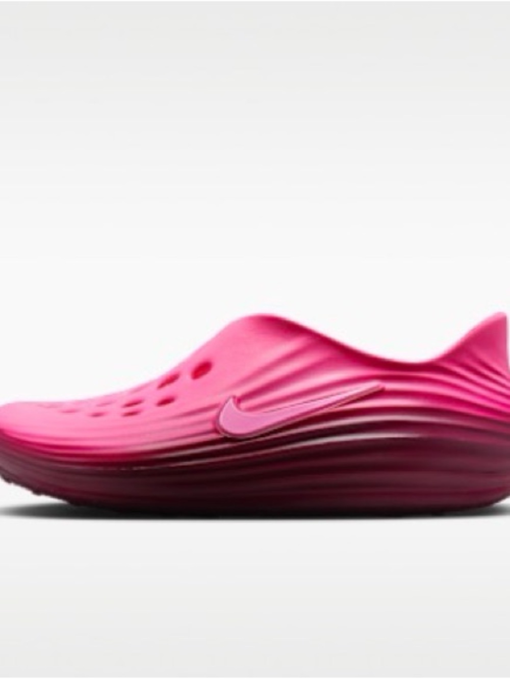 Nike Women’s Hot Pink Slip-On Wave Clog